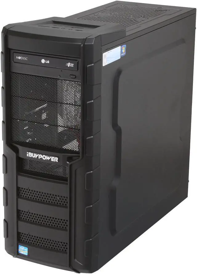 Alt view image 3 of 10 - iBUYPOWER Desktop PC Solaris Series NE702D3 Intel Core i3-3220 8GB DDR3 500GB HDD NVIDIA GeForce GT 630 Windows 7 Home Premium 64-bit