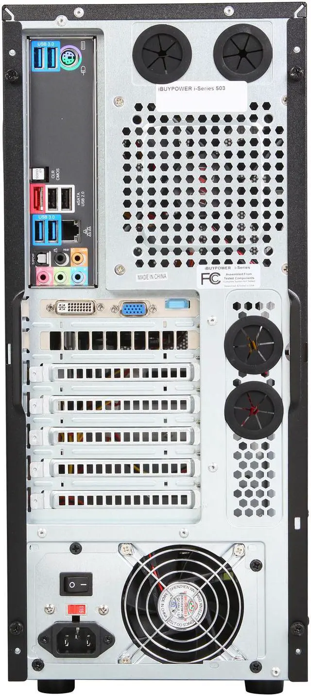 Alt view image 9 of 10 - iBUYPOWER Desktop PC Solaris Series NE702D3 Intel Core i3-3220 8GB DDR3 500GB HDD NVIDIA GeForce GT 630 Windows 7 Home Premium 64-bit