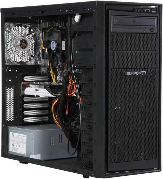 Alt view image 7 of 9 - iBUYPOWER Desktop PC SOURCE SERIES NE641FX AMD FX-Series FX-8320 (3.50 GHz) 8 GB DDR3 1 TB HDD NVIDIA GeForce GTX 950 2 GB Windows 10 Home 64-Bit