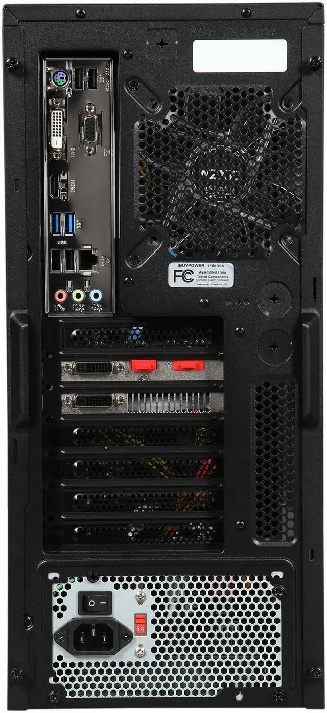 Alt view image 8 of 9 - iBUYPOWER Desktop PC SOURCE SERIES NE641FX AMD FX-Series FX-8320 (3.50 GHz) 8 GB DDR3 1 TB HDD NVIDIA GeForce GTX 950 2 GB Windows 10 Home 64-Bit