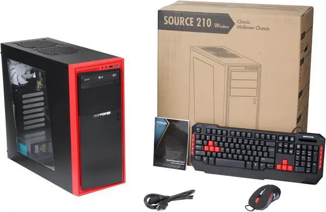 Alt view image 9 of 9 - iBUYPOWER Desktop PC SOURCE SERIES NE631K AMD A10-6800K 8GB DDR3 1TB HDD AMD Radeon HD 8670D Windows 8.1 64-Bit