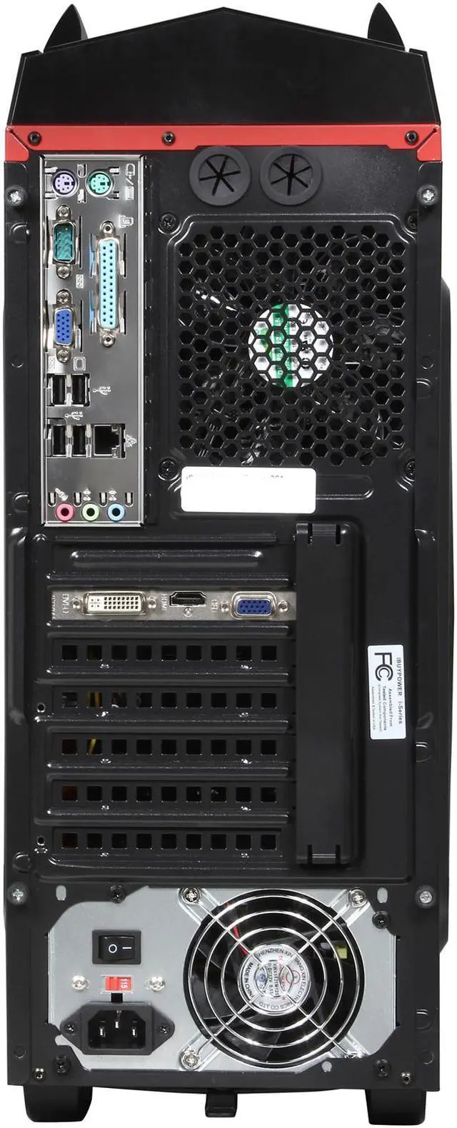 Alt view image 6 of 10 - iBUYPOWER Desktop PC ARC Series NE621FX AMD FX-Series FX-6300 8GB DDR3 1TB HDD AMD Radeon R7 360 2 GB Windows 10 Home 64-Bit