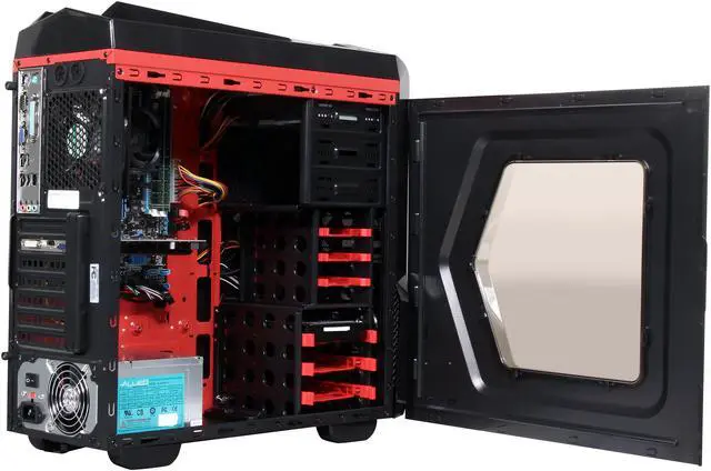 Alt view image 7 of 10 - iBUYPOWER Desktop PC ARC Series NE621FX AMD FX-Series FX-6300 8GB DDR3 1TB HDD AMD Radeon R7 360 2 GB Windows 10 Home 64-Bit