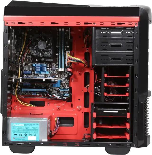Alt view image 8 of 10 - iBUYPOWER Desktop PC ARC Series NE621FX AMD FX-Series FX-6300 8GB DDR3 1TB HDD AMD Radeon R7 360 2 GB Windows 10 Home 64-Bit