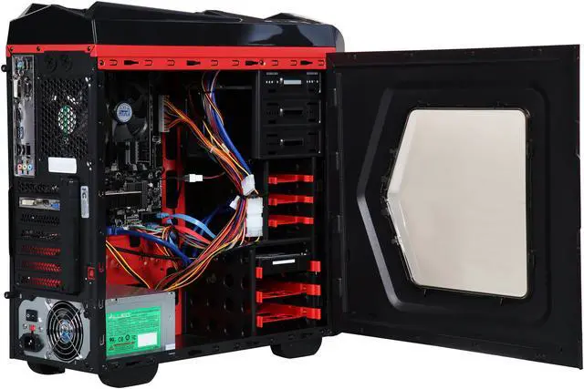 Alt view image 6 of 10 - iBUYPOWER Desktop PC ARC Series NE611FX AMD FX-Series FX-4300 4GB DDR3 1TB HDD AMD Radeon R5 230 1 GB Windows 10 Home 64-Bit
