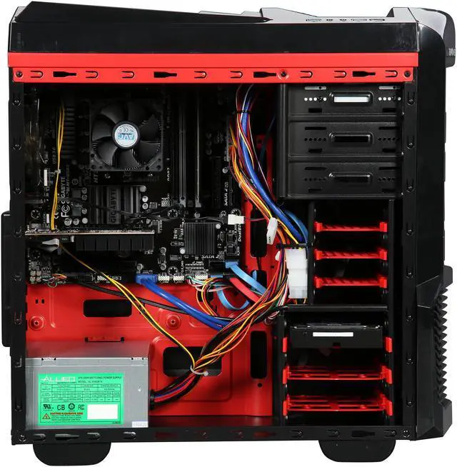 Alt view image 7 of 10 - iBUYPOWER Desktop PC ARC Series NE611FX AMD FX-Series FX-4300 4GB DDR3 1TB HDD AMD Radeon R5 230 1 GB Windows 10 Home 64-Bit