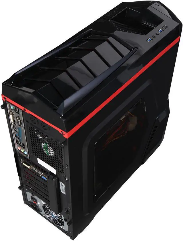 Alt view image 9 of 10 - iBUYPOWER Desktop PC ARC Series NE611FX AMD FX-Series FX-4300 4GB DDR3 1TB HDD AMD Radeon R5 230 1 GB Windows 10 Home 64-Bit