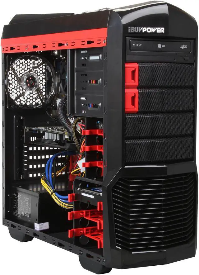 Alt view image 7 of 10 - iBUYPOWER Desktop PC NE641FX-1 AMD FX-Series FX-8320 8GB DDR3 1TB HDD NVIDIA GeForce GTX 650 1GB Windows 8.1 64-Bit