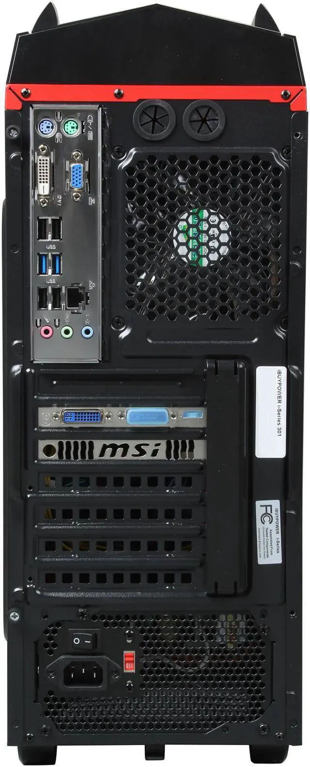 Alt view image 9 of 10 - iBUYPOWER Desktop PC NE641FX-1 AMD FX-Series FX-8320 8GB DDR3 1TB HDD NVIDIA GeForce GTX 650 1GB Windows 8.1 64-Bit