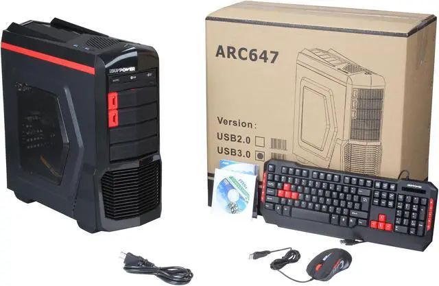 Alt view image 10 of 10 - iBUYPOWER Desktop PC NE641FX-1 AMD FX-Series FX-8320 8GB DDR3 1TB HDD NVIDIA GeForce GTX 650 1GB Windows 8.1 64-Bit