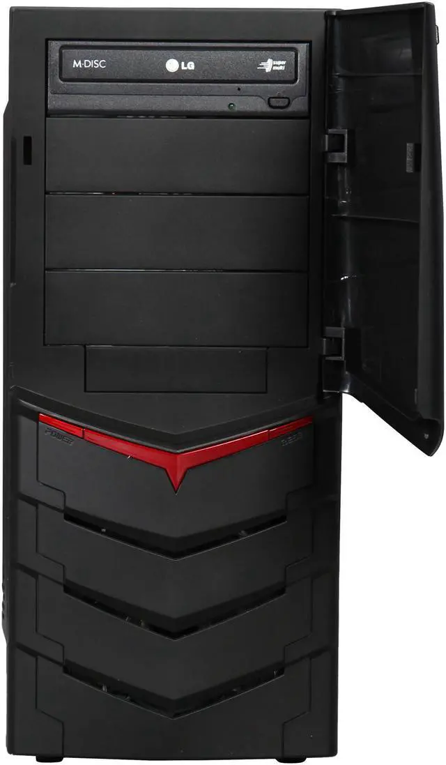 Alt view image 2 of 9 - iBUYPOWER Desktop PC ATLAS NE703i-1 Intel Core i5 6400 2.7 GHz (3.3 GHz with Turbo) 8 GB DDR4 1 TB HDD Windows 10 Home 64-Bit