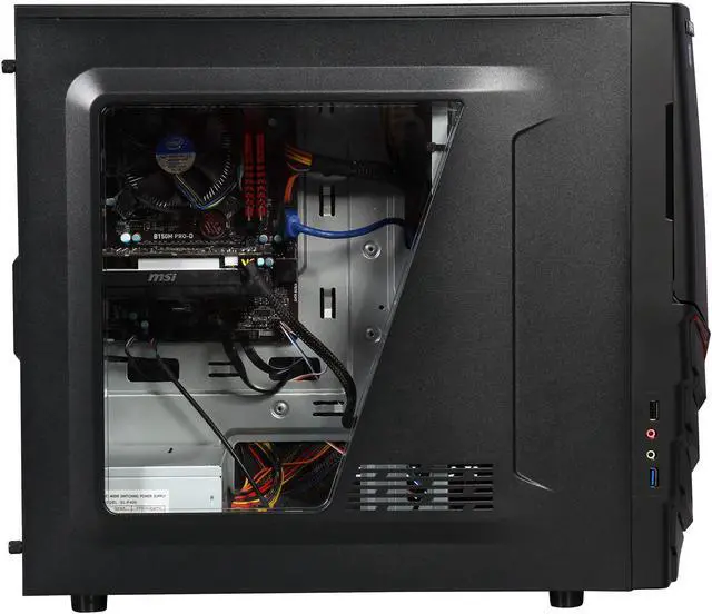Alt view image 4 of 9 - iBUYPOWER Desktop PC ATLAS NE703i-1 Intel Core i5 6400 2.7 GHz (3.3 GHz with Turbo) 8 GB DDR4 1 TB HDD Windows 10 Home 64-Bit