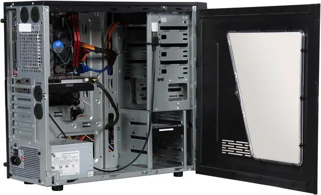 Alt view image 5 of 9 - iBUYPOWER Desktop PC ATLAS NE703i-1 Intel Core i5 6400 2.7 GHz (3.3 GHz with Turbo) 8 GB DDR4 1 TB HDD Windows 10 Home 64-Bit