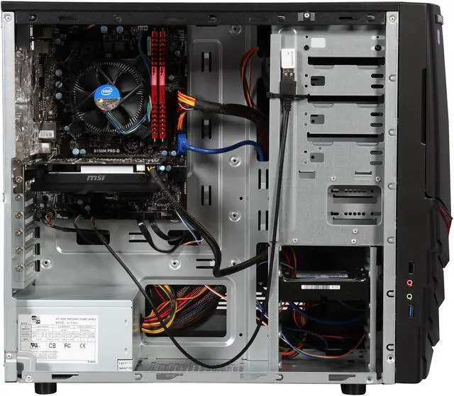 Alt view image 6 of 9 - iBUYPOWER Desktop PC ATLAS NE703i-1 Intel Core i5 6400 2.7 GHz (3.3 GHz with Turbo) 8 GB DDR4 1 TB HDD Windows 10 Home 64-Bit