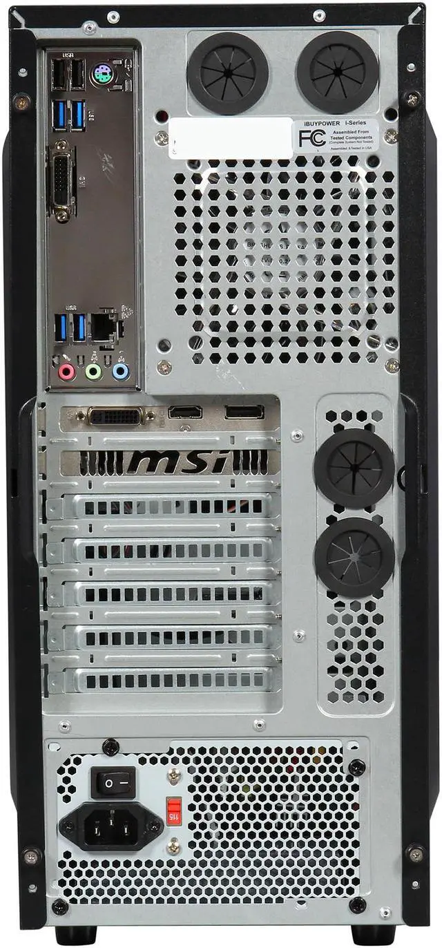 Alt view image 8 of 9 - iBUYPOWER Desktop PC ATLAS NE703i-1 Intel Core i5 6400 2.7 GHz (3.3 GHz with Turbo) 8 GB DDR4 1 TB HDD Windows 10 Home 64-Bit