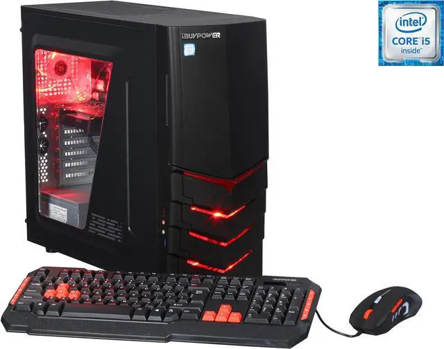 Main image of iBUYPOWER Desktop PC ATLAS NE703i-1 Intel Core i5 6400 2.7 GHz (3.3 GHz with Turbo) 8 GB DDR4 1 TB HDD Windows 10 Home 64-Bit