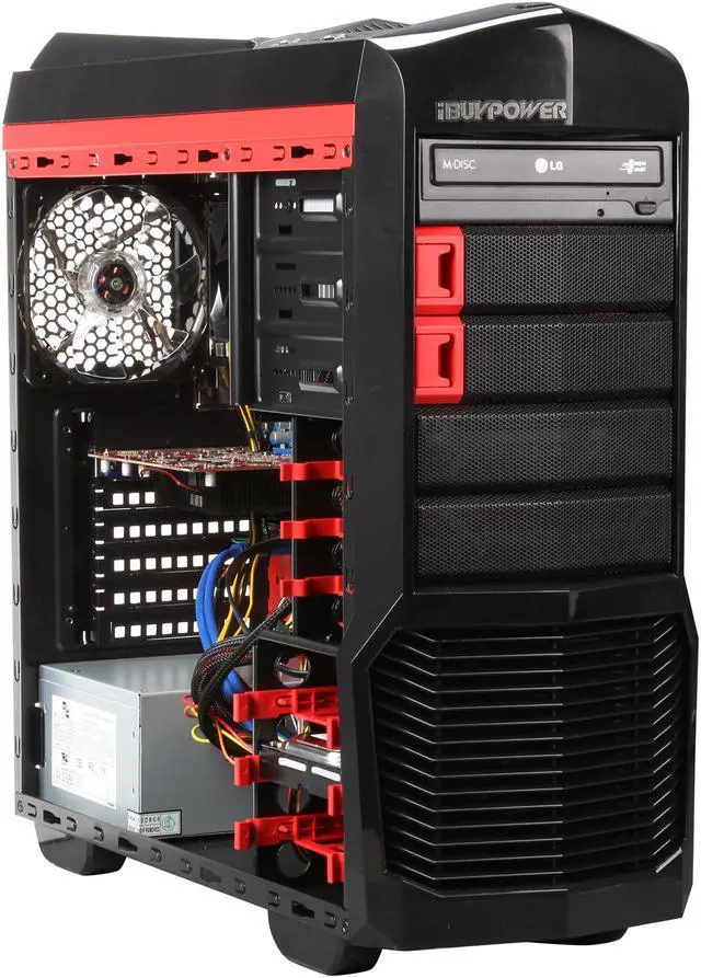 Alt view image 7 of 10 - iBUYPOWER Desktop PC ARC NE621FX-1 AMD FX-Series FX-6300 8GB DDR3 500GB HDD AMD Radeon R7 250 2GB Windows 8.1 64Bit