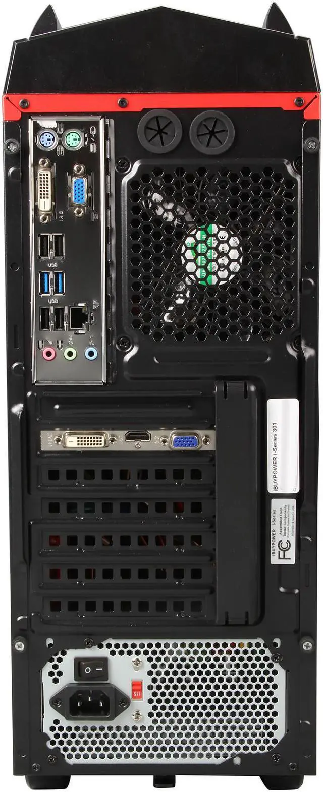 Alt view image 9 of 10 - iBUYPOWER Desktop PC ARC NE621FX-1 AMD FX-Series FX-6300 8GB DDR3 500GB HDD AMD Radeon R7 250 2GB Windows 8.1 64Bit