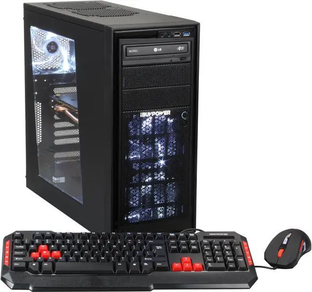 Main image of iBUYPOWER Desktop PC SOURCE SERIES NE653FX AMD FX-Series FX-6300 8GB DDR3 1TB HDD AMD Radeon R9 280X Windows 7 Home Premium 64Bit