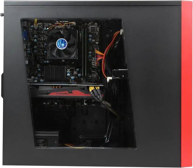 Alt view image 4 of 9 - iBUYPOWER Desktop PC Source Series NE654FX AMD FX-Series FX-8320 8GB DDR3 1TB HDD AMD Radeon R9 270X Windows 7 Home Premium 64Bit