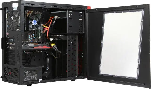 Alt view image 5 of 9 - iBUYPOWER Desktop PC Source Series NE654FX AMD FX-Series FX-8320 8GB DDR3 1TB HDD AMD Radeon R9 270X Windows 7 Home Premium 64Bit
