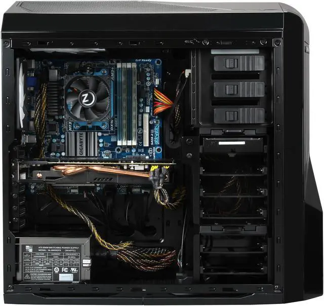 Alt view image 6 of 10 - iBUYPOWER Desktop PC Phantom Series NE655FX AMD FX-Series FX-8320 16GB DDR3 1TB HDD AMD Radeon R9 280X Windows 7 Home Premium 64Bit