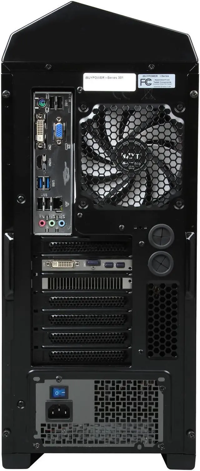 Alt view image 9 of 10 - iBUYPOWER Desktop PC Phantom Series NE655FX AMD FX-Series FX-8320 16GB DDR3 1TB HDD AMD Radeon R9 280X Windows 7 Home Premium 64Bit