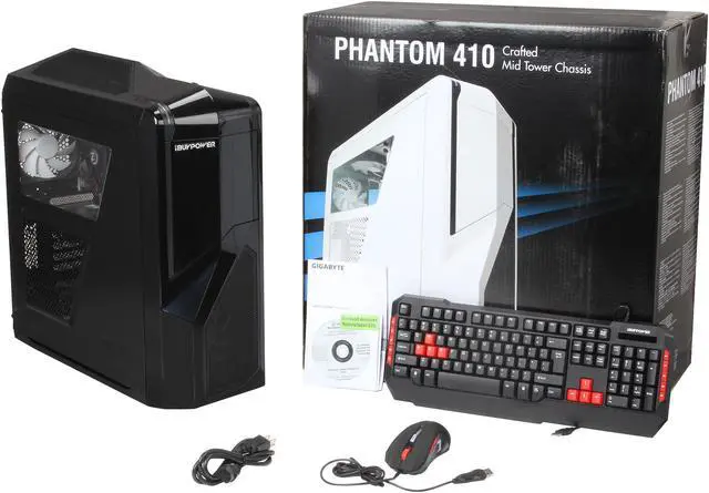 Alt view image 10 of 10 - iBUYPOWER Desktop PC Phantom Series NE655FX AMD FX-Series FX-8320 16GB DDR3 1TB HDD AMD Radeon R9 280X Windows 7 Home Premium 64Bit