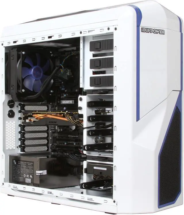 Alt view image 7 of 10 - iBUYPOWER Desktop PC Phantom Series NE656FX AMD FX-Series FX-9370 16GB DDR3 1TB HDD AMD Radeon R9 280X Windows 7 Home Premium 64Bit