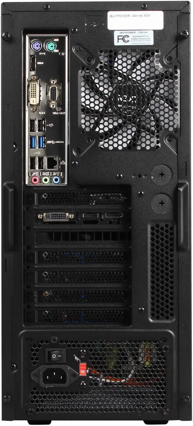 Alt view image 8 of 9 - iBUYPOWER Desktop PC ASUS POWERED NE760A Intel Core i5-4670K 8GB DDR3 1TB HDD NVIDIA GeForce GTX 750 2GB Windows 8.1 64-Bit