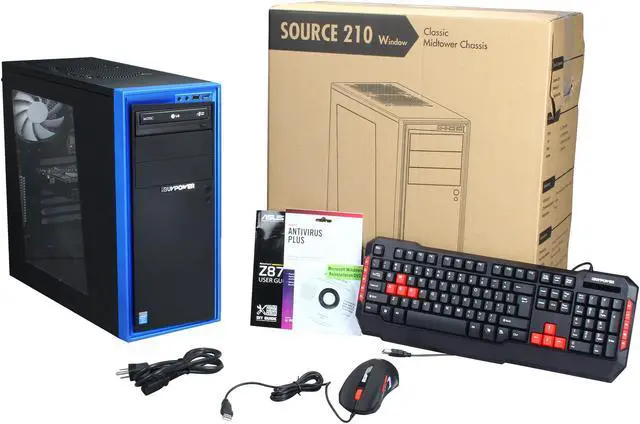 Alt view image 9 of 9 - iBUYPOWER Desktop PC ASUS POWERED NE760A Intel Core i5-4670K 8GB DDR3 1TB HDD NVIDIA GeForce GTX 750 2GB Windows 8.1 64-Bit