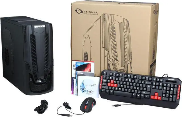 Alt view image 9 of 9 - iBUYPOWER Desktop PC HORUS Series NE610FX AMD FX-Series FX-4300 4GB DDR3 500GB HDD AMD Radeon R5 230 1GB Windows 8.1