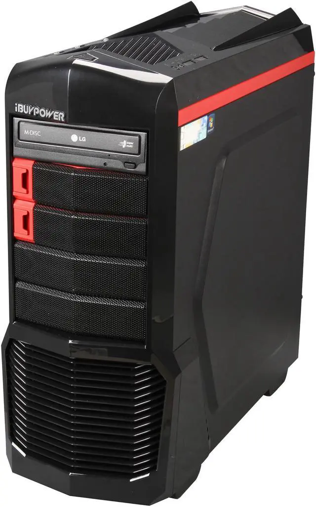 Alt view image 3 of 10 - iBUYPOWER Desktop PC ARC Series NE671FX AMD FX-Series FX-8320 8GB DDR3 1TB HDD AMD Radeon R9 270 2GB Windows 7 Home Premium 64-Bit
