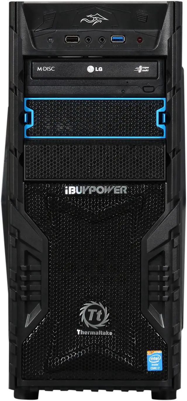 Alt view image 2 of 9 - iBUYPOWER Desktop PC T.T SERIES NE729i Intel Core i7-4790K 8GB DDR3 1TB HDD AMD Radeon R7 250 2 GB Windows 8.1 64-Bit