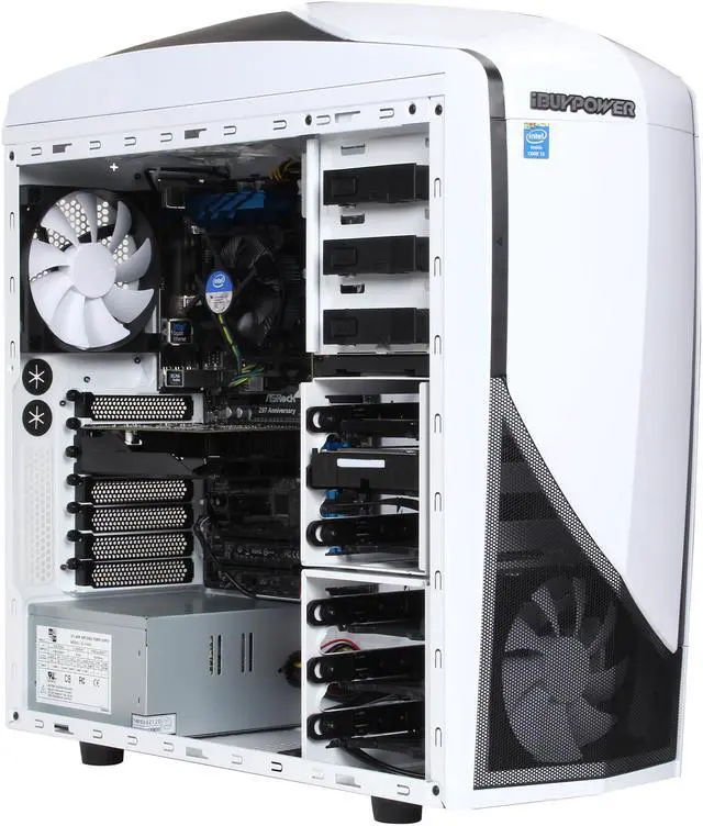 Alt view image 7 of 11 - iBUYPOWER Desktop PC PHANTOM SERIES NE725i Intel Core i5-4690K 8GB DDR3 1TB HDD 120GB SSD NVIDIA GeForce GTX 750 2 GB Windows 8.1 64-Bit