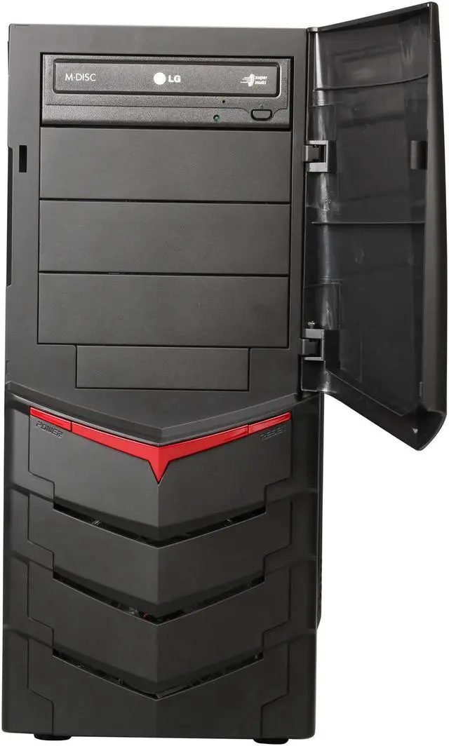 Alt view image 2 of 9 - iBUYPOWER Desktop PC Atlas Series NE582K Intel Core i7-5820K 16GB DDR4 1TB HDD NVIDIA GeForce GTX 960 2 GB Windows 8.1 64-Bit