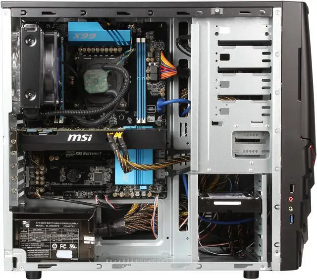 Alt view image 6 of 9 - iBUYPOWER Desktop PC Atlas Series NE582K Intel Core i7-5820K 16GB DDR4 1TB HDD NVIDIA GeForce GTX 960 2 GB Windows 8.1 64-Bit