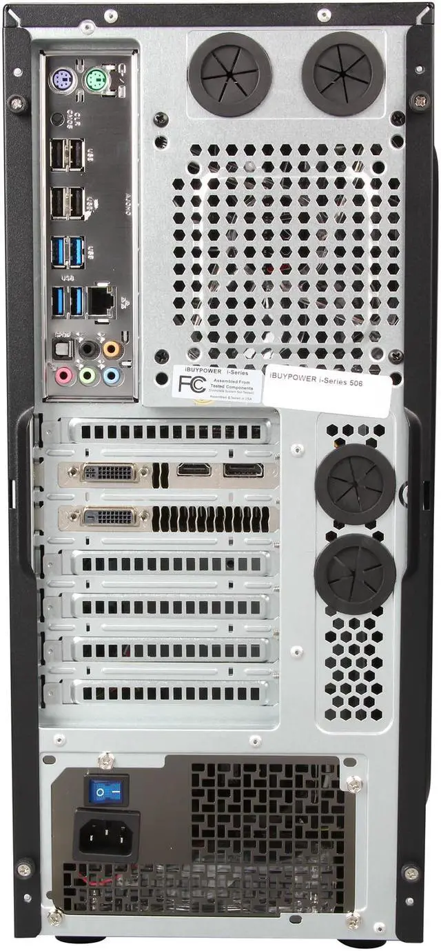Alt view image 8 of 9 - iBUYPOWER Desktop PC Atlas Series NE582K Intel Core i7-5820K 16GB DDR4 1TB HDD NVIDIA GeForce GTX 960 2 GB Windows 8.1 64-Bit