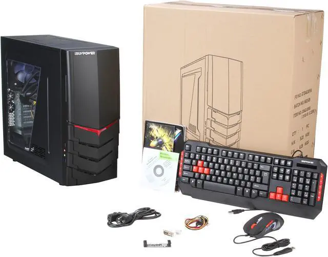 Alt view image 9 of 9 - iBUYPOWER Desktop PC Atlas Series NE582K Intel Core i7-5820K 16GB DDR4 1TB HDD NVIDIA GeForce GTX 960 2 GB Windows 8.1 64-Bit