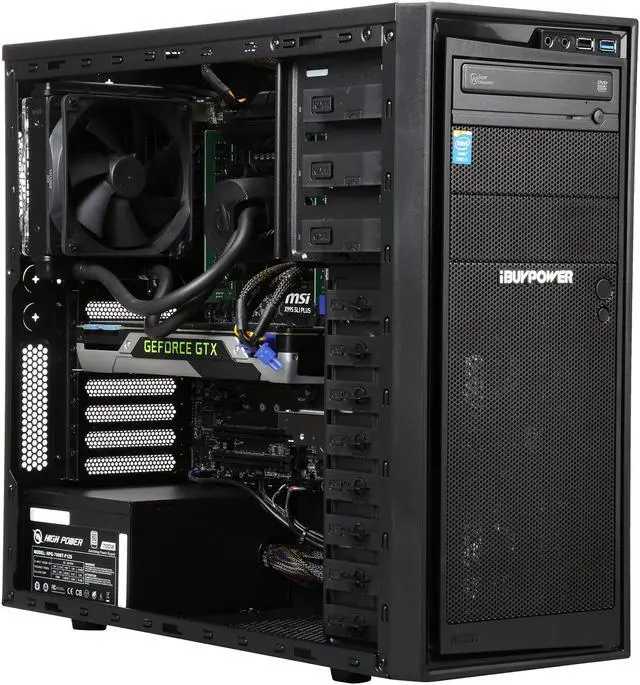 Alt view image 8 of 9 - iBUYPOWER Desktop PC Source Series NE784K Intel Core i7-5820K 16GB DDR4 1TB HDD 120GB SSD NVIDIA GeForce GTX 980 4 GB Windows 8.1 64-Bit