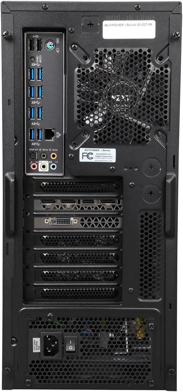 Alt view image 9 of 9 - iBUYPOWER Desktop PC Source Series NE784K Intel Core i7-5820K 16GB DDR4 1TB HDD 120GB SSD NVIDIA GeForce GTX 980 4 GB Windows 8.1 64-Bit