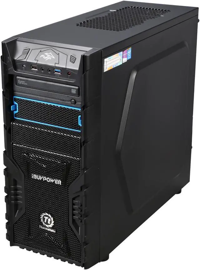 Alt view image 3 of 9 - iBUYPOWER Desktop PC VERSA SERIES NE782K Intel Core i7-4790K 8GB DDR3 1TB HDD AMD Radeon R9 285 2 GB Windows 8.1 64-Bit