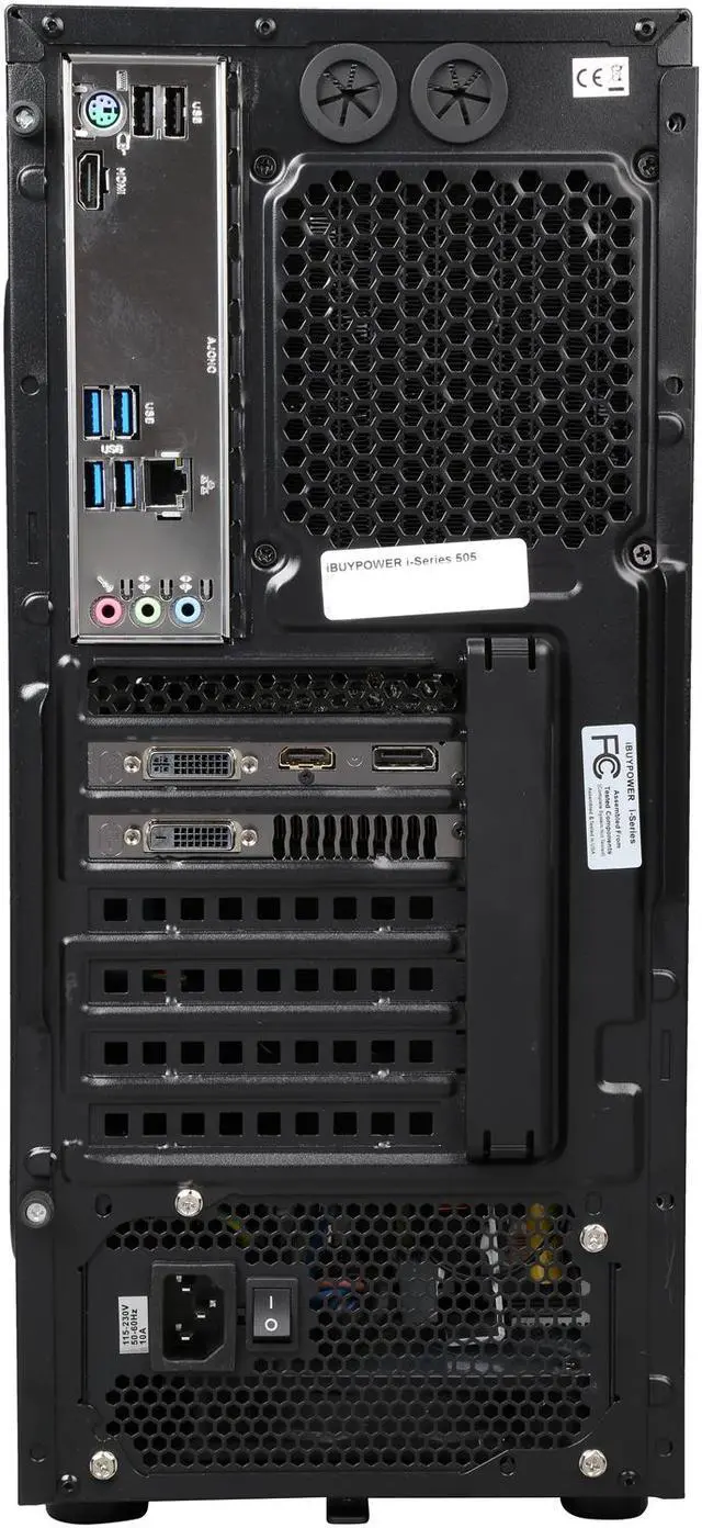 Alt view image 8 of 9 - iBUYPOWER Desktop PC VERSA SERIES NE782K Intel Core i7-4790K 8GB DDR3 1TB HDD AMD Radeon R9 285 2 GB Windows 8.1 64-Bit