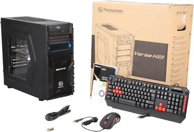 Alt view image 9 of 9 - iBUYPOWER Desktop PC VERSA SERIES NE782K Intel Core i7-4790K 8GB DDR3 1TB HDD AMD Radeon R9 285 2 GB Windows 8.1 64-Bit