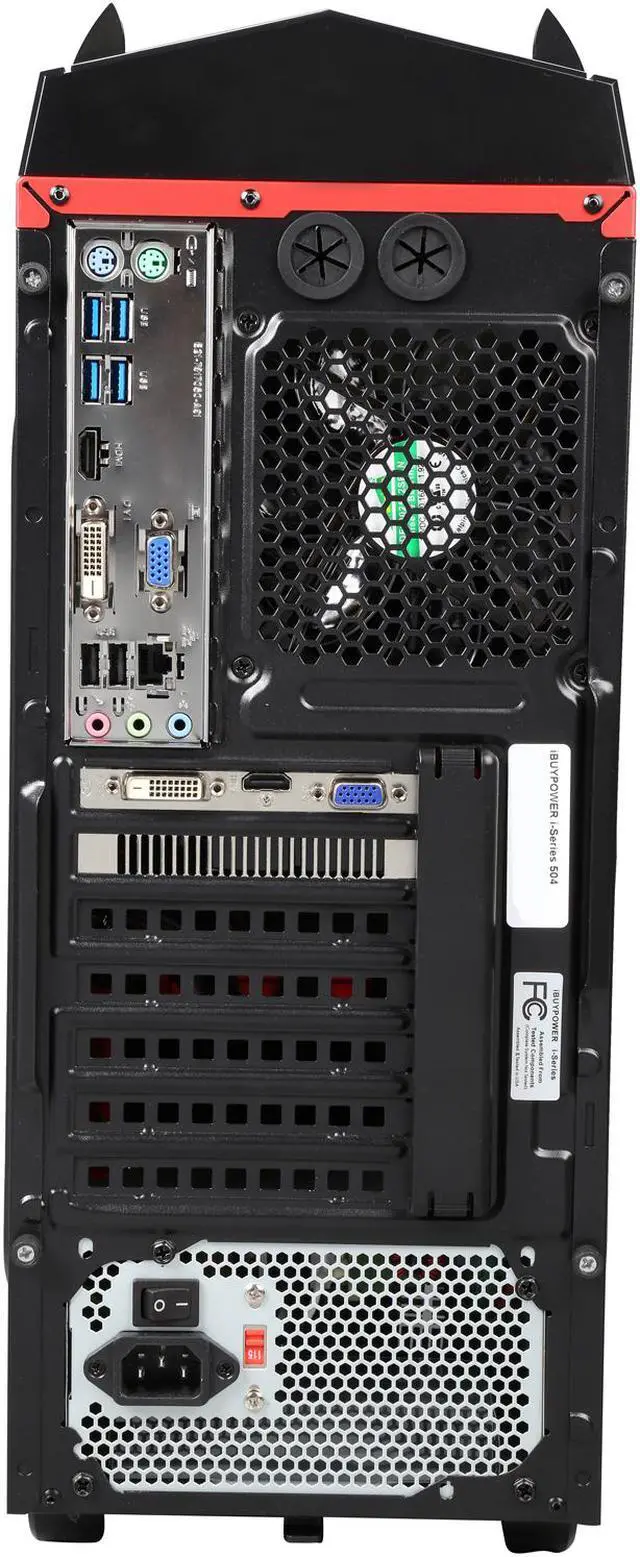 Alt view image 8 of 9 - iBUYPOWER Desktop PC ARC SERIES NE781K Intel Core i5-4690K 8GB DDR3 1TB HDD 120GB SSD AMD Radeon R7 250X 1 GB Windows 8.1 64-Bit