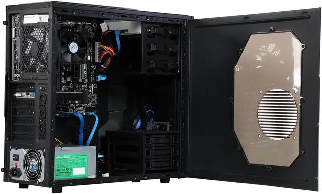 Alt view image 5 of 10 - iBUYPOWER Desktop PC HORUS Series NE659FX AMD FX-Series FX-4300 4GB DDR3 1TB HDD AMD Radeon R5 230 1 GB Windows 8.1 64-Bit