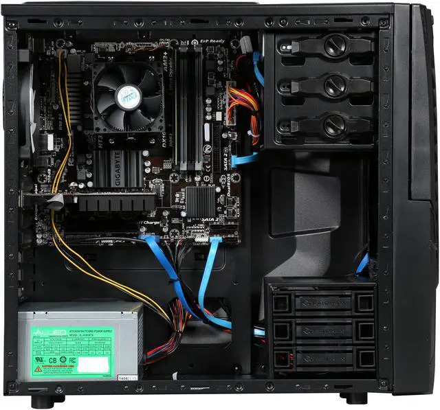 Alt view image 6 of 10 - iBUYPOWER Desktop PC HORUS Series NE659FX AMD FX-Series FX-4300 4GB DDR3 1TB HDD AMD Radeon R5 230 1 GB Windows 8.1 64-Bit