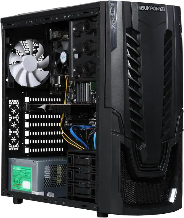 Alt view image 7 of 10 - iBUYPOWER Desktop PC HORUS Series NE659FX AMD FX-Series FX-4300 4GB DDR3 1TB HDD AMD Radeon R5 230 1 GB Windows 8.1 64-Bit