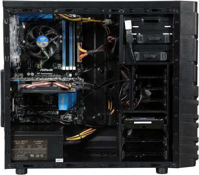 Alt view image 6 of 9 - iBUYPOWER Desktop PC VERSA SERIES NE403I Intel Core i7-4790K 8GB DDR3 1TB HDD NVIDIA GeForce GTX 960 2 GB Windows 8.1 64-Bit