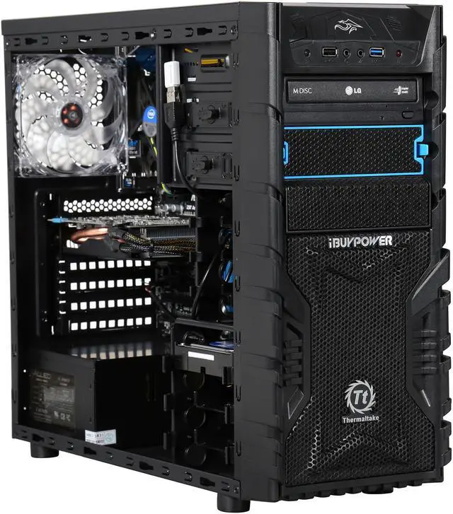 Alt view image 7 of 9 - iBUYPOWER Desktop PC VERSA SERIES NE403I Intel Core i7-4790K 8GB DDR3 1TB HDD NVIDIA GeForce GTX 960 2 GB Windows 8.1 64-Bit
